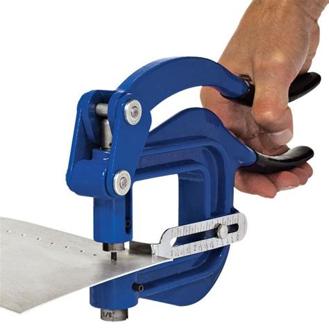 sheet metal hole punch|hand held steel hole punch.